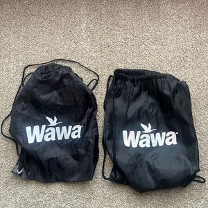 Wawa Black Drawstring Bags